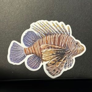 LION FISH STICKER